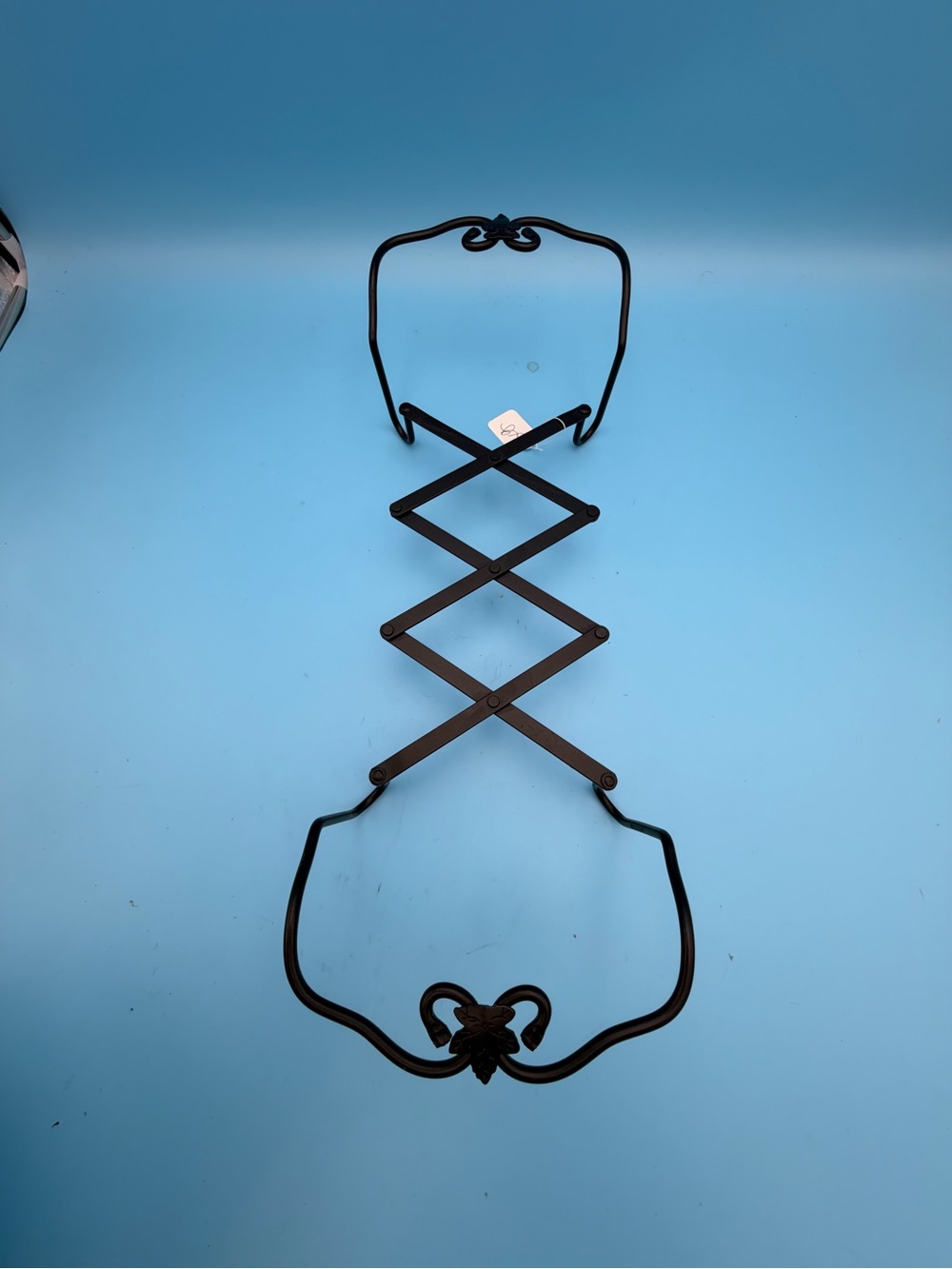 Vintage Longaberger Wrought Iron Expandable Trivet Foundry Collection
